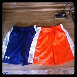 Under armour gym mesh shorts